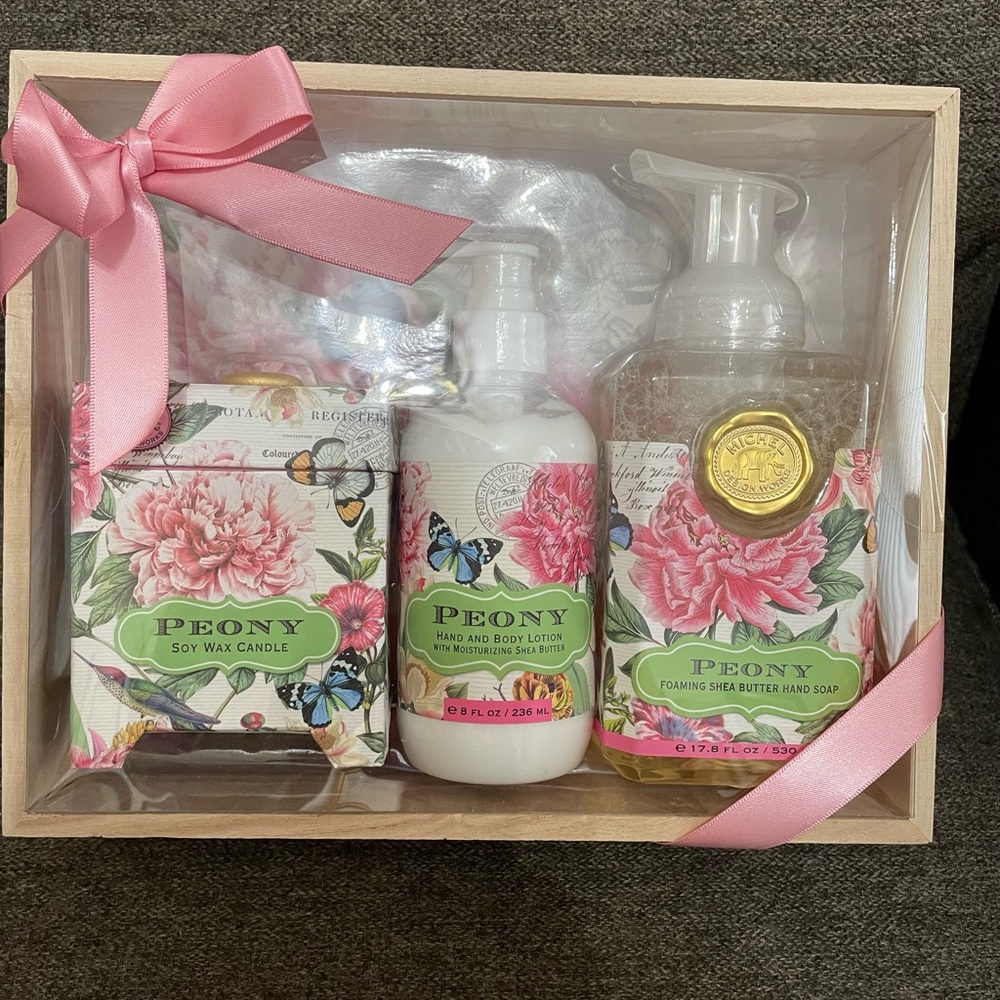 NEW Michel Design Works PEONY Gift Set